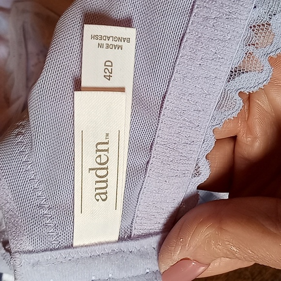 NWOT Sexy Lilac Lace Auden Multiple sizes Feminine unpadded underwire Bra - Picture 10 of 11